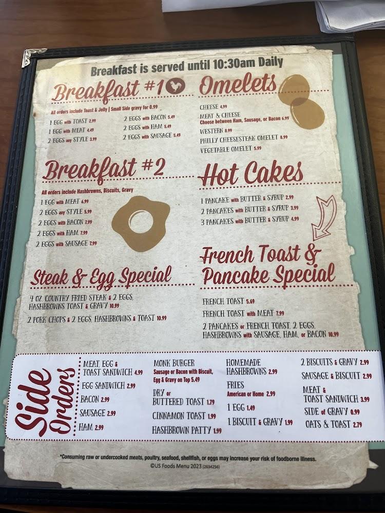 Parkview Restaurant Menu image 1