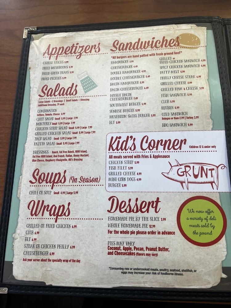 Parkview Restaurant Menu image 2